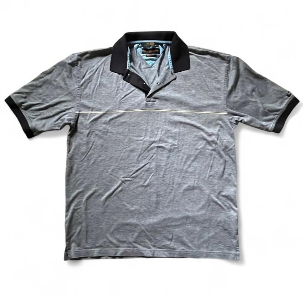 Tommy Hilfiger Golf Polo XL Navy Blue Mercerized Pima Cotton Shirt